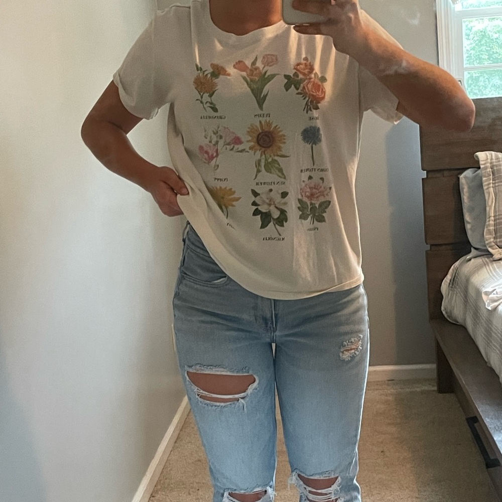 flower T-shirt size 2 XL